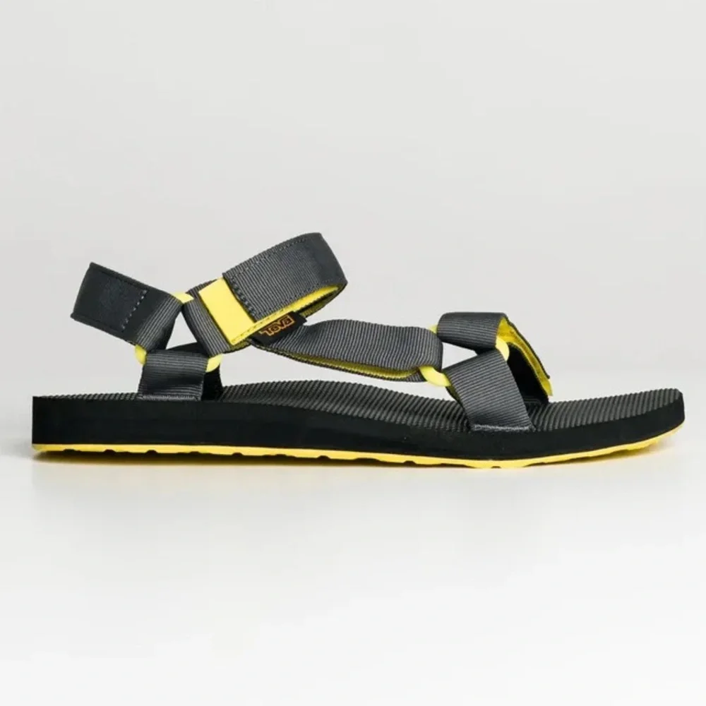 🖤🖤 Mens Teva Original Universal Sandal Grey/yellow Size 12